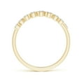 thumbnail image 2 of ANGARA Natural Vintage Inspired Diamond Fashion Ring in 14K Yellow Gold for Women (Size-2.3mm| Color-G| Clarity-VS2) | April Birthstone, Anniversary, Jewelry Gift for Women | Natural Diamond Ring, 2 of 10