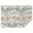 White Pioneer Flower, variant on White Pioneer Flower and Paisley Pattern Rectangle Tablecloth 60"x84",Waterproof Polyester Rectangle Table Cloth, Wipeable Spillproof Polyester Tablecloth for Dining, Camping, Indoor and Outdoor