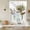 SpringGreen, variant on Spring Flowers Balloon Curtains for Living Room/French Door, Farmhouse Hydrangea Sunflowers Bunny on Linen Tie Up Curtains 63 Inch Length Energy Saving Kitchen Curtains Shades for Windows 42"x63"