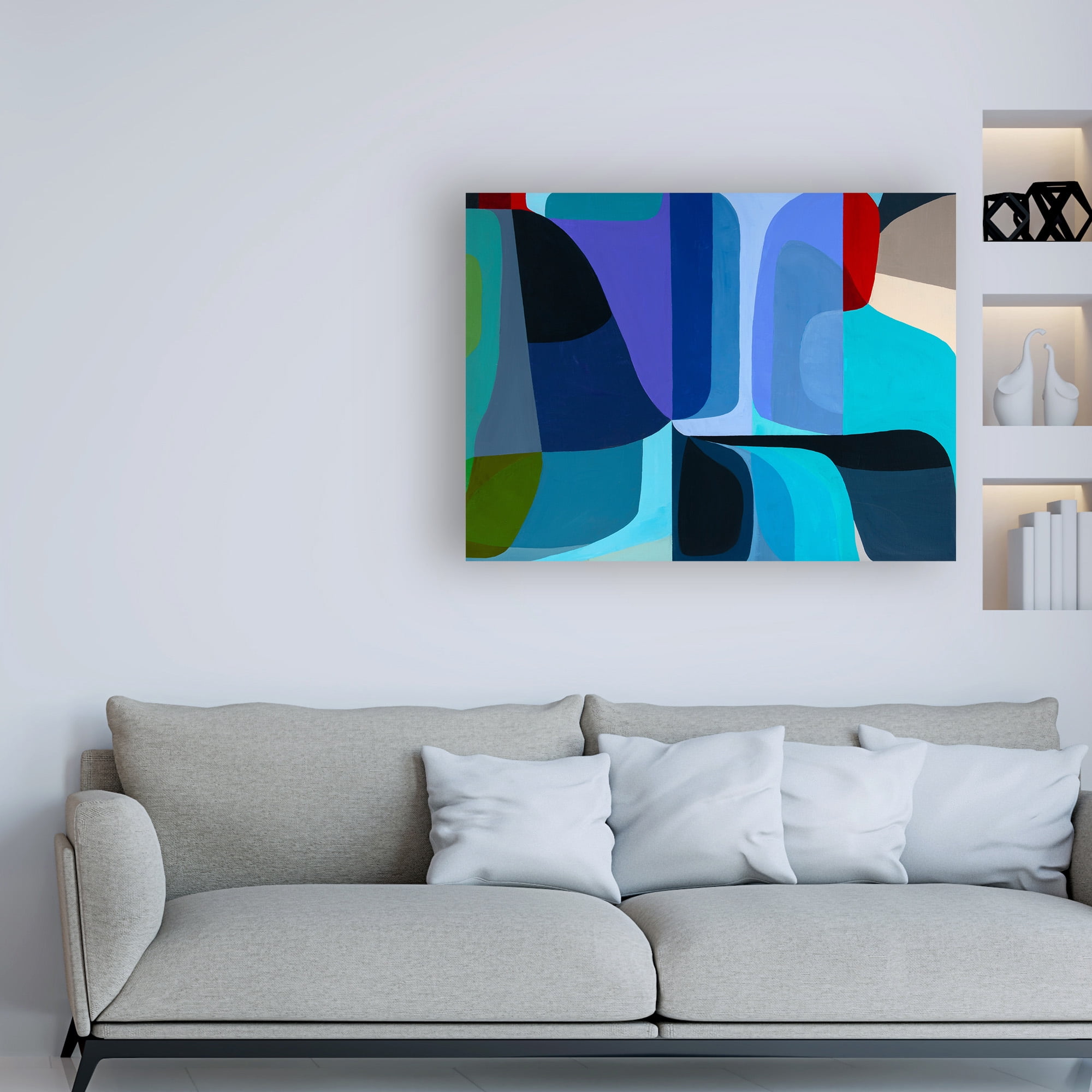 Trademark Fine Art 'Merging Waters' Canvas Art by Marion Gries