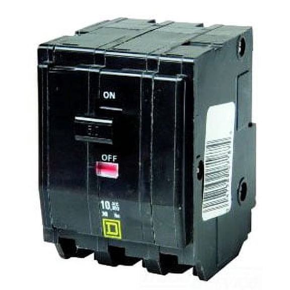 Miniature Circuit Breaker, QO Series, 50A, 3 Pole, 120/240V AC, 10kA at 120/240V AC QO350