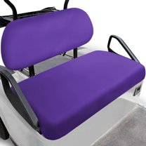 Uorisanigo Dark Purple Golf Cart Seat Cover Anti-Scratch Backrest and Seat Covers Easy to Install Golf Cart Cushion Cover Gifts Fit for 2-Person Seats Club Car