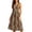 Multicolor, variant on Erwazi Summer Dresses for Women Floral Print Sleeveless V Neck Button A-Line Midi Dress Trendy Casual Style Outdoor Wear Dresses