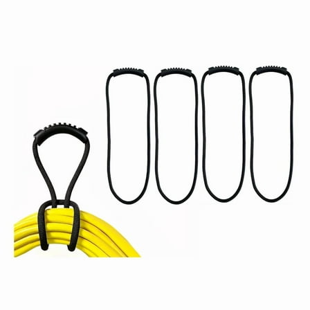 5 * Extension Cord Storage Straps-Black