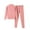Hot Pink, variant on Annhoo Winter Turtleneck Outfits Long Sleeve Solid Color Comfortable Thermal Clothes Slim Fashion Underwear