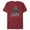 Cardinal, variant on Men's Marvel Venom Carnage Circle  Graphic Tee Cardinal Medium