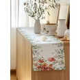 thumbnail image 5 of Table Runner 72 Inches Long for Kitchen Dining, Red Poppy Dresser Scarf Farmhouse, Dining Table Decorations for Wedding/Parties, Spring Farmhouse Country Flower Leaf Plant 16 x 72 In, 5 of 8