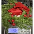 thumbnail image 5 of 10Inch Christmas Mini Wreaths, Small Artificial Pine Cabinet Rings with Bows and Berries, Holiday Door and Window Decor, Hanging Indoor Outdoor Decorations, 5 of 7