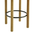 thumbnail image 5 of Counter Stool Chair, Set of 2, Ivory White Oak, Fabric, Wood, Bar Pub Cafe Bistro Dining Kitchen Hospitality Restaurant, Modern Contemporary HB36719, 5 of 8