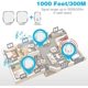 thumbnail image 5 of Wireless Doorbell, 300m Range, 36 Ring Tones, 4 Volume Levels, 1 Transmitter & 2 Receivers, Waterproof Wireless Doorbell Set for Inside and Outside, 5 of 5