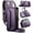 Purple, variant on For iPhone 16 E Crossbody Wallet Case, with 10 Card Slots, Zipper RFID Blocking Pocket and Magnetic Flip Folio 3-in-1 PU Leather Wristlet Shoulder Strap Case,Pink