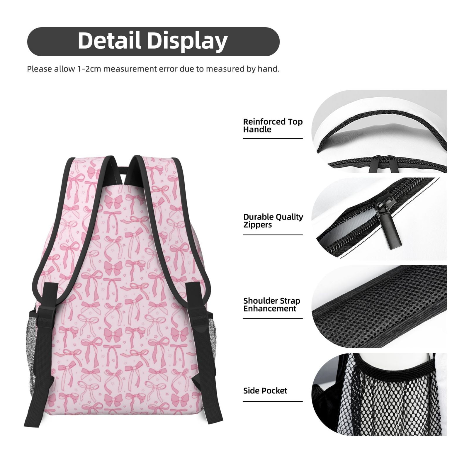 【新品】SIDE RIBBON BACKPACK Amazon.com | Lost Queen Nyla Iridescent Backpack Heart Bow