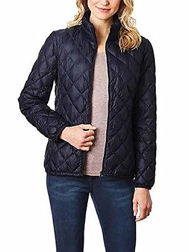 32 Degrees Heat Ladies' Packable Ultra Light Down Jacket, Blue - Large ...