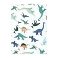thumbnail image 3 of Hudson Baby Boys Cotton Flannel Burp Cloths 4-Pack, Dino Friends, One Size, 3 of 6