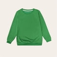 thumbnail image 4 of BXJX Boys Sweatshirts, Comfortable Crew Neck Long Sleeve Spring Fall Pullover Tops Green Size 3-4 T, 4 of 6