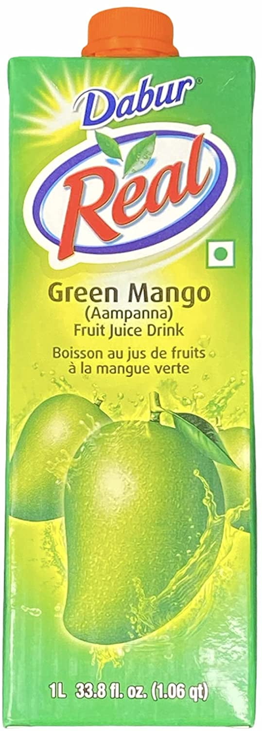 DABUR REAL AAMPANNA FRUIT JUICE DRINK 10% green(raw) mango juiceMade from the best quality green (raw) mangoYou can inculcate the goodness of these healthy fruit juice in your daily life with the various fruit juice moctail or cocktail receipees