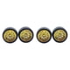 thumbnail image 4 of Lluviales de llantas de ruedas RC de 4 piezas, actualización de reemplazos, llantas de metal de llantas de neumáticos para autos de juguete para 1:64 Estilo F, 4 of 8
