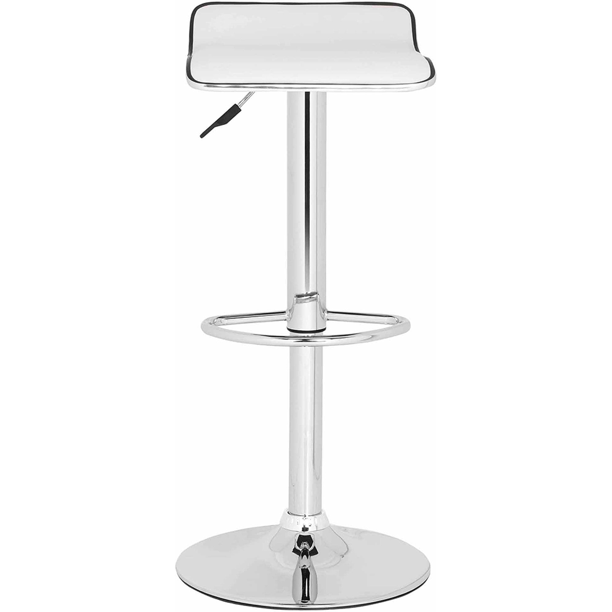 SAFAVIEH Chaunda Contemporary Swivel Bar Stool, White