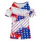 thumbnail image 3 of Camisas de Manga Corta para las Mujeres Cuello Redondo de Impresión Casual, Top de Blusa para el Hogar Y el Uso Diario, Camisa de Moda de las Cuatro Estaciones de las Mujeres, 3 of 4