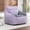 Gray+Purple, variant on Leumius Giant Bean Bag Chair,Comfy Corduroy Large Bean Bag Chairs with Armrests for Adults Teens,Lazy Sofa Couch with Filler Included for Bedroom Living Room,Dark Blue