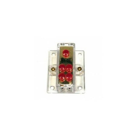 Absolute PD14 Power Distribution Block 1x4 Gauge Input 4x8 Gauge Output