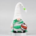 thumbnail image 4 of Mummy Wrapped Faceless Gnome Halloween Decorations Soft Plush Tabletop Figurine with Mummy Pumpkin Cutout for Tiered Tray Mantel Indoor Halloween Party Gothic Home Decor, 4 of 6