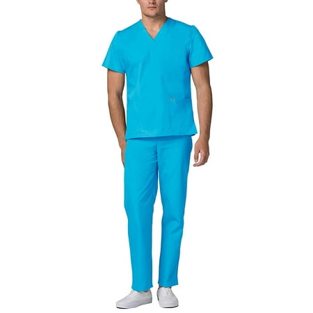 Adar Universal Medical Scrubs Set Medical Uniforms - Unisex Fit (45 ...