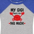 thumbnail image 4 of Inktastic My Gigi Loves Me Grandkids Boys or Girls Baby Bodysuit, 4 of 5