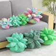 thumbnail image 2 of 25/45cm Lifelike Succulent Plants Plush Stuffed Toys Soft Doll Creative Potted Flowers Pillow Chair Cushion for Girls Kids Giftgrass green25cm Deng Xun unisex, 2 of 2