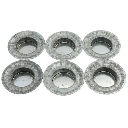 Pool Ball Candle Holder Tea Light Candle Holder Metal Lid Inserts for Regular Mouth Mason, Ball, Canning Jars, 6 Pack ()