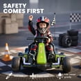 thumbnail image 6 of iYofe 12V Ride on Car for Kids, 360° Spin Drift Racing Go Kart with Powered PU Glowing Wheels, Water Spray Effect with Light, Music, Electric Ride On Toys for Boys Girls Age 3-8, Green, 6 of 8