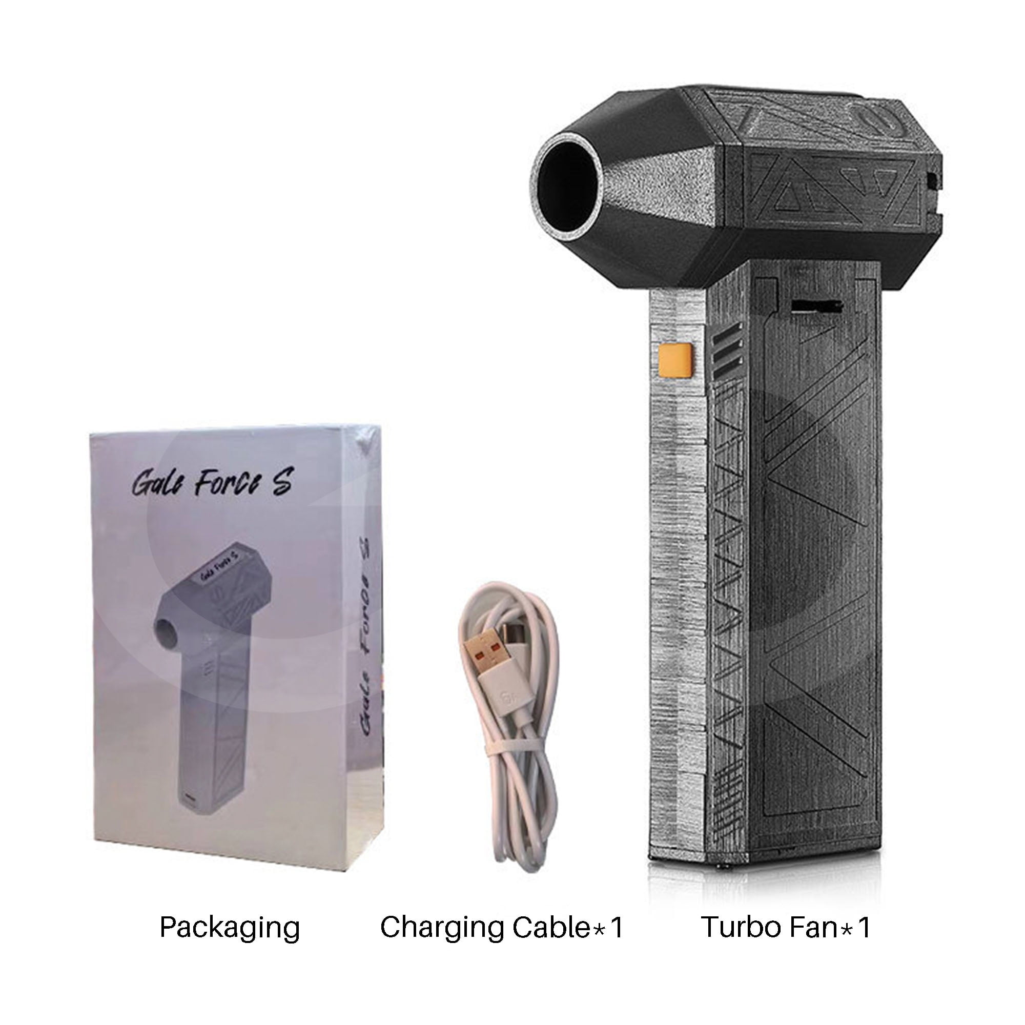 Portable 130000RPM High-speed Turbine Jet Fan Blower, Mini Handheld Powerful Rechargeable Cordless Duster, Winter Snow, Pet Hair Drying, Leaf Blower, Camping BBQ Fire, Photography Wind Effect