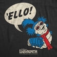 thumbnail image 2 of Mens Funny T Shirts Ello Worm Jim Henson's Labyrinth Movie Tee For Men Graphic Tees, 2 of 9