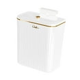 thumbnail image 3 of Garbage Can Rubbish Container Storage Bucket Wall Mounted Kitchen Counter Compost Bin , L L, 3 of 8