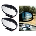 thumbnail image 4 of Colaxi Generic Car Mirror Reversing Wide Angle Auxiliary Mirror Exterior Parts Universal 360 degree Rotation for SUV Cars 2pcs, 4 of 5
