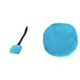 thumbnail image 1 of 2/1pcs Car Windshield Cleaning Tool, Window Cleaning Brush Kit Wiper Microfiber Long Handle Cleaning Wipe Tool, Reusable Microfiber Pads, 1 of 8