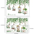 thumbnail image 2 of Flower Vine Tree Branch Wall Decals with Birdcage, Colorful Birds Green Plants Wall Stickers, Flowers Flying Bird DIY Art Murals for Bedroom Living Room Kids Rooms Nursery Wall Décor, 2 of 7