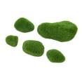 thumbnail image 4 of Bolas decorativas de musgo, 5 tamaños de musgo artificial, piedras cubiertas de musgo verde, piedras artificiales de musgo hechas con cuidado, 4 of 8