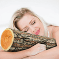 thumbnail image 2 of 2X , Comfortable Log , Interesting and Cute Tree Trunk , Simulation Cushion Decorations, 2 of 6