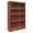 Dry Oak, variant on Bowery Hill Traditional 48" Tall 4-Shelf Wood Bookcase in Cherry