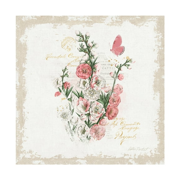 Katie Pertiet 'French Romance III Distressed' Canvas Art