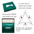 thumbnail image 4 of 8.2' x 8.2' x 8.2' Triangle Waterproof Sun Shade Sail Outdoor Canopy Cover UV Block for Backyard Porch Pergola Deck Garden Patio with Free Rope, 4 of 9