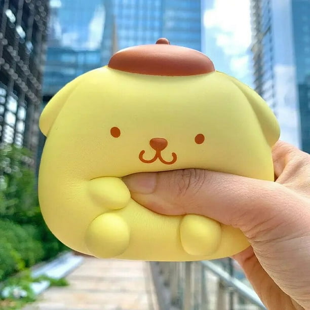 Sanrio-juguetes antiestrés Kawaii de descompresión, Spotify Premium, Kuromi Cinnamoroll, My Melody, alivio del estrés, Bola de pellizco de mano, regalo