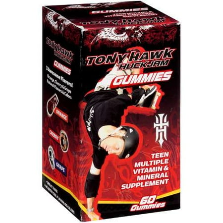 Tony Hawk Huckjam: Gummies Multivitamin, 60 ct