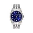thumbnail image 2 of Rrolex Watch Blue Dial, Stainless Steel Silver Jubilee Wristwatch 36mm, Rrolex Watch Unisex, 2 of 2
