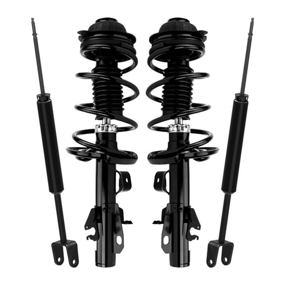 AutoShack Front Complete Strut & Coil Spring Shock Absorber Replacement for 2013-2016 Dodge Dart 4-PC Kit