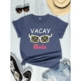thumbnail image 2 of FIUFY Womens Sunglasses Graphic Tees Summer Vacation Mode Casual T-Shirts, 2 of 6