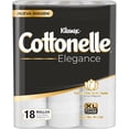 thumbnail image 1 of Papel Higiénico Kleenex Cottonelle Elegance XL 18 Rollos de 215 Hojas Dobles C/U, 1 of 6