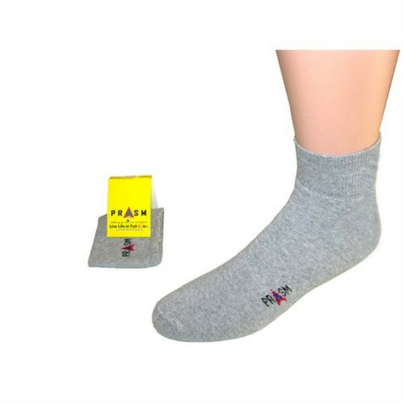 PRASM (Premium Egyptian Cotton) MENS Anklet Socks - 1 PAIR-Light Grey