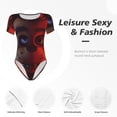 thumbnail image 5 of Lsque Five Nights At Freddy'S Women's Crew Neck Short Sleeve Bodysuit Basic T Shirts Tops Onesie Adult Cute Pajama-XX-Large, 5 of 8